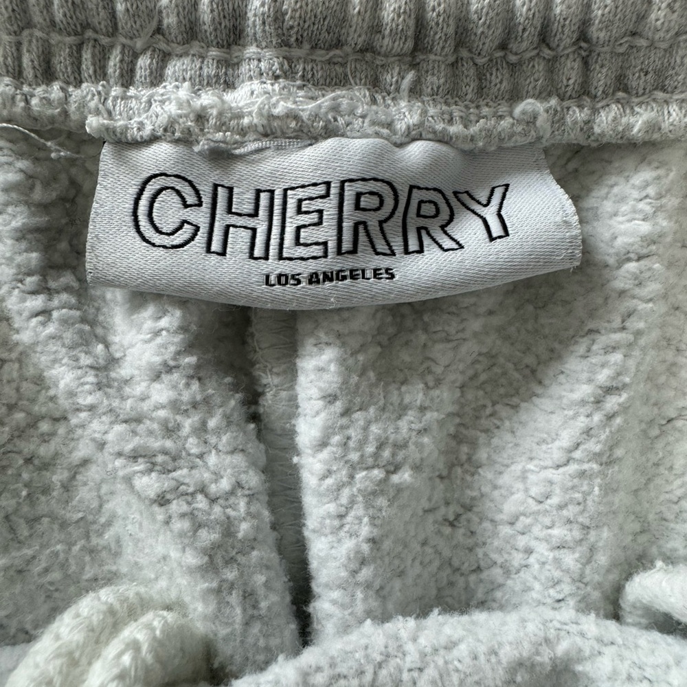 Cherry LA Gray Joggers with Red Logo - Picture 6 of 7